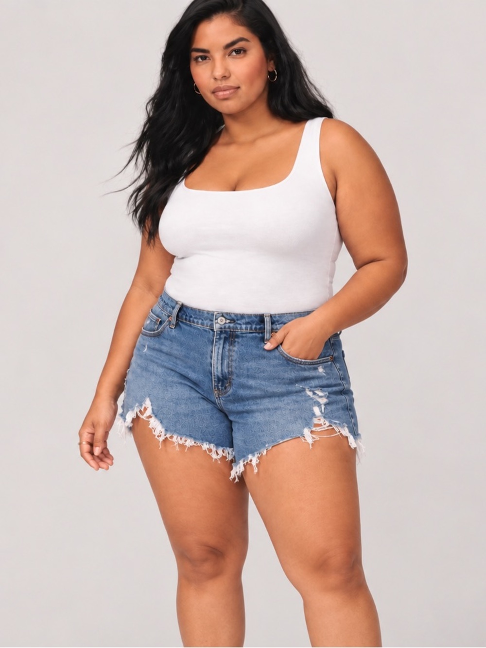 Abercrombie & Fitch Curve Love The Mom Mid Rise Shorts Size 36